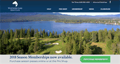 Desktop Screenshot of golfwhitefish.com