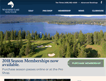 Tablet Screenshot of golfwhitefish.com